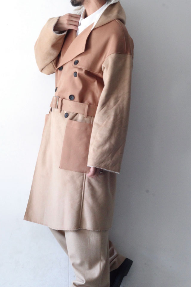 大切な人へのギフト探し LIBERUM 19AW 9.9万 MOUTON HOODIE TRENCH 2