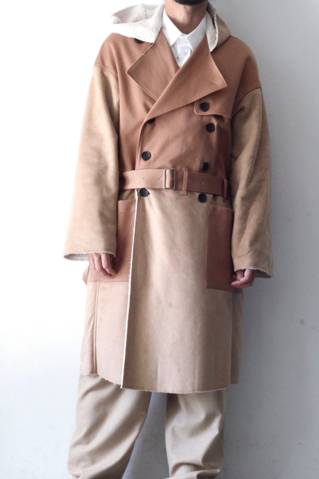 大切な人へのギフト探し LIBERUM 19AW 9.9万 MOUTON HOODIE TRENCH 2