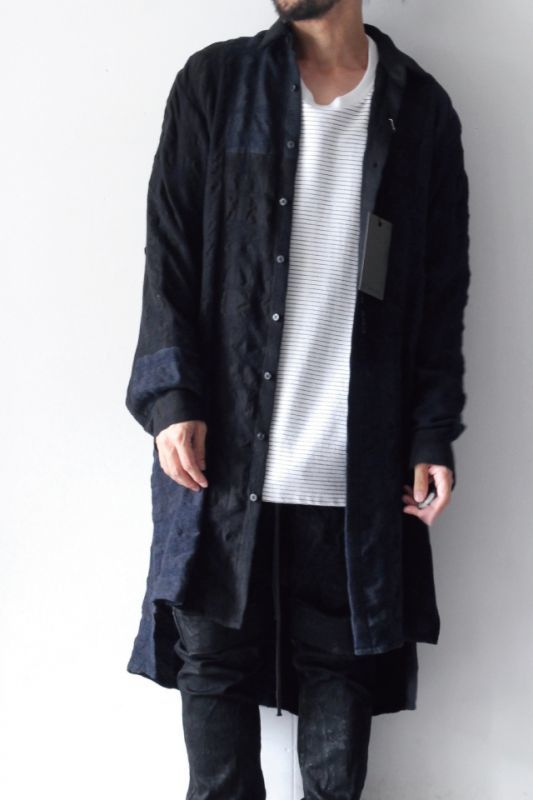a.f artefact 19aw 切り替え ロングシャツ