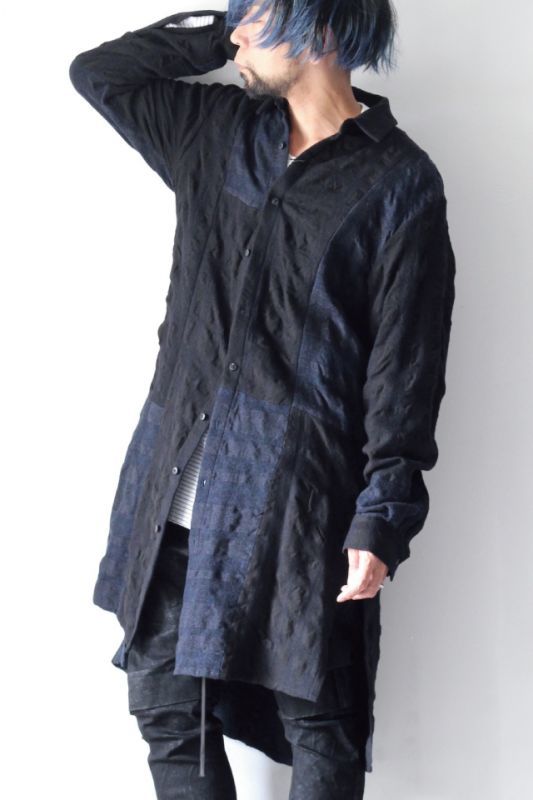 a.f artefact 19aw 切り替え ロングシャツ