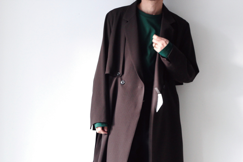 ETHOSENS(エトセンス) /SPLLTTED TRENCH COAT / E120-501（レイヤー