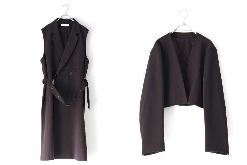 ETHOSENS(エトセンス) /SPLLTTED TRENCH COAT / E120-501（レイヤー