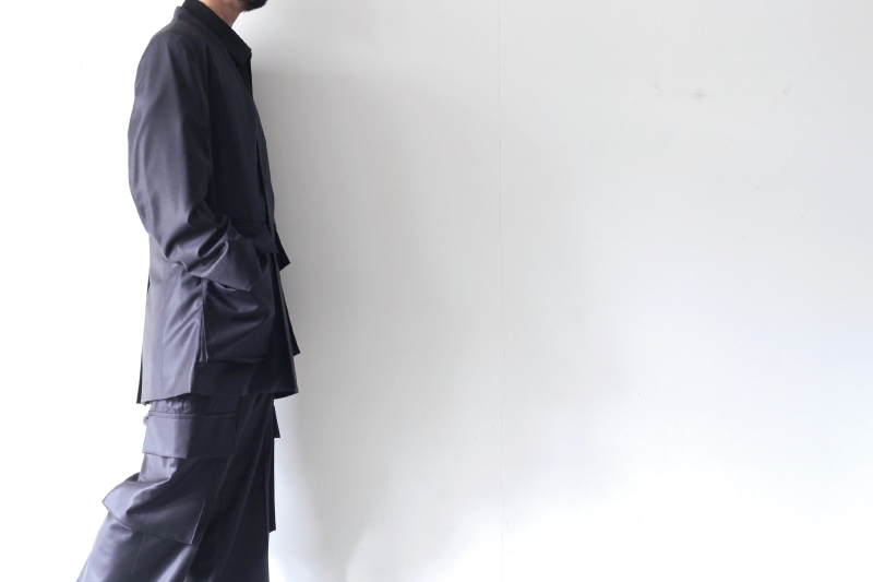 ETHOSENS(エトセンス) /NO COLLAR POCKET JACKET / E120-402（ノー