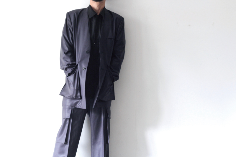 ETHOSENS(エトセンス) /NO COLLAR POCKET JACKET / E120-402（ノー 