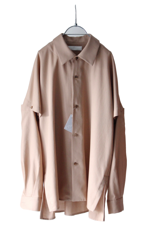 ETHOSENS(エトセンス) /BUTTON UP SLEEVE SHIRT / E120-202（ボタン