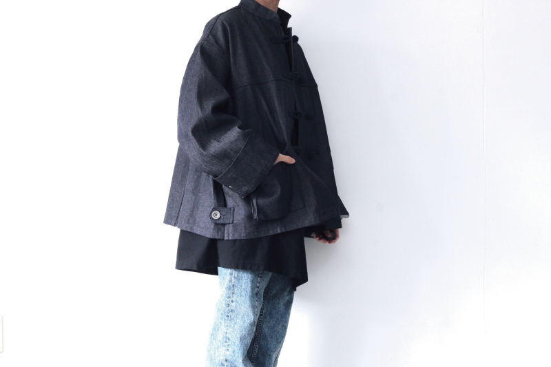 TENDER PERSON(テンダーパーソン) / デニムチャイナシャツ:CHINA SHIRT TENDER PERSON(テンダーパーソン) / デニムチャイナシャツ:CHINA SHIRT