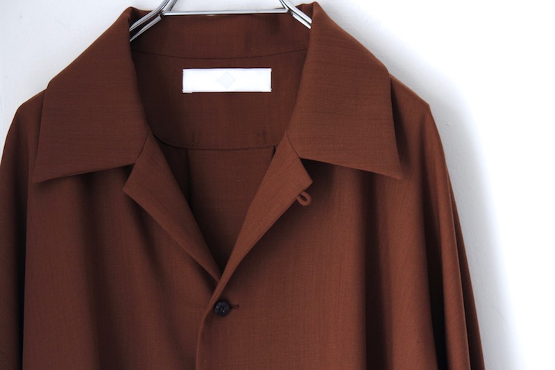 ETHOSENS(エトセンス) /GATHER UP SLEEVE SHIRT / E120-204(ギャザー