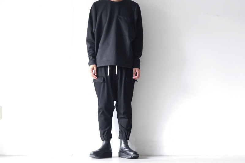 SISE(シセ) / サルエルストレッチパンツ:SARROUEL STRECH PANTS[20AW 