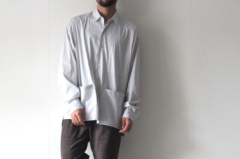 TAUPE[トープ] / ポケットシャツ(SQUARE W POCKET SHIRT/TPM20304001 