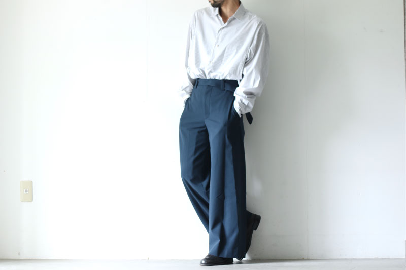 ETHOSENS(エトセンス) /GORGETTE WIDE SLACKS / E220-702(ワイド ETHOSENS(エトセンス) /GORGETTE WIDE SLACKS / E220-702(ワイド