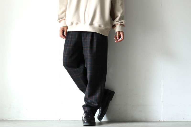 Taupe トープ ウールパンツ Melange Wool Taperd Pants Tpm の通販 公式取り扱いセレクトショップ Aluvous 一万円以上送料無料 大阪 中崎町