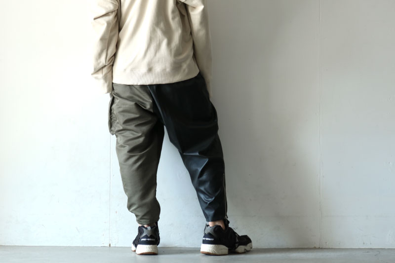 STOF(ストフ) /多重人格サルエルパンツ（SWITCHING SARROUEL PANTS 
