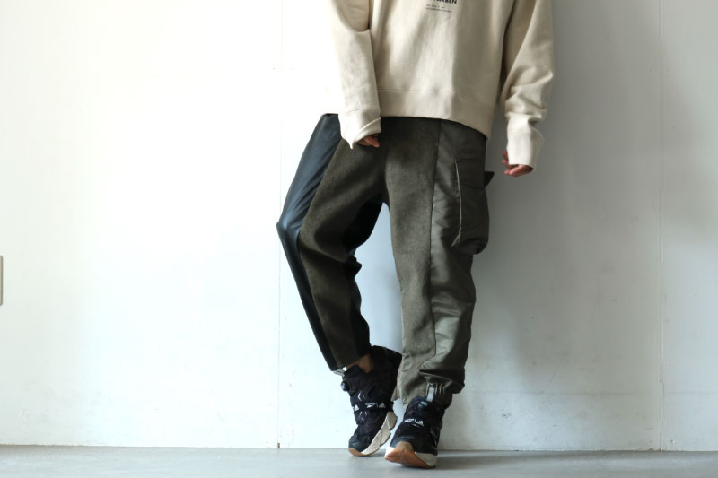 STOF(ストフ) /多重人格サルエルパンツ（SWITCHING SARROUEL PANTS 