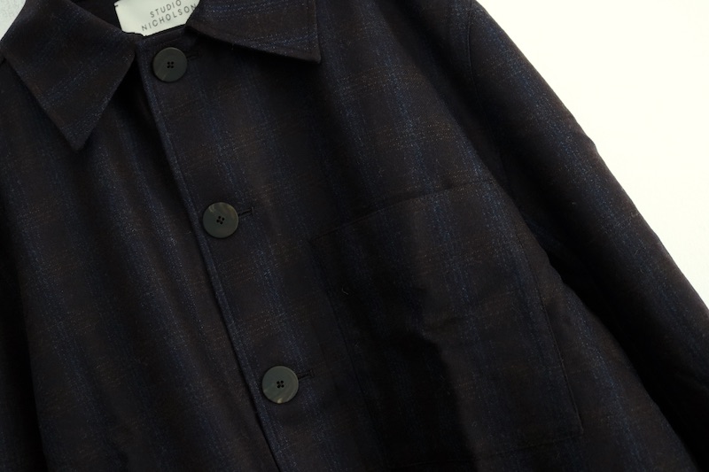 14000円 J03102 新品 STUDIO NICHOLSON 長袖シャツ【サイズ：M】 M 