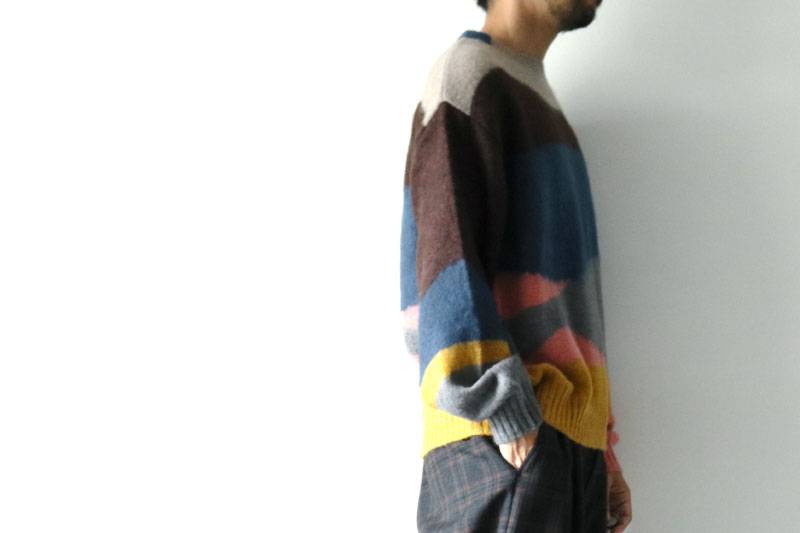 TAUPE[トープ] / モヘアセーター(MOHAIR INTARSHA CREWNECK SWEATER 