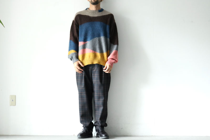 TAUPE[トープ] / モヘアセーター(MOHAIR INTARSHA CREWNECK SWEATER 