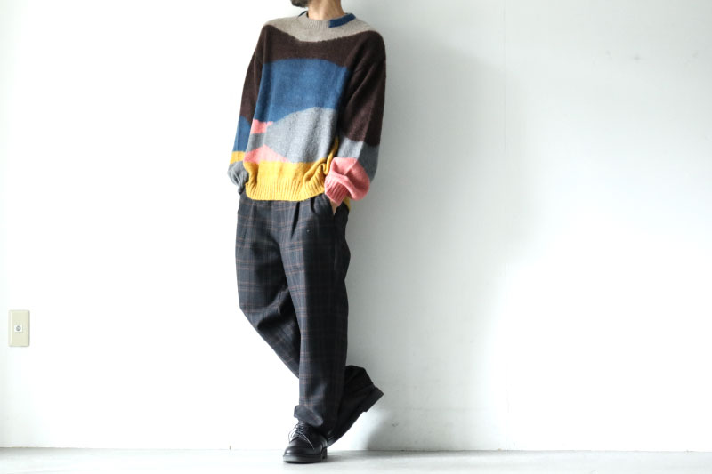 TAUPE[トープ] / モヘアセーター(MOHAIR INTARSHA CREWNECK SWEATER 