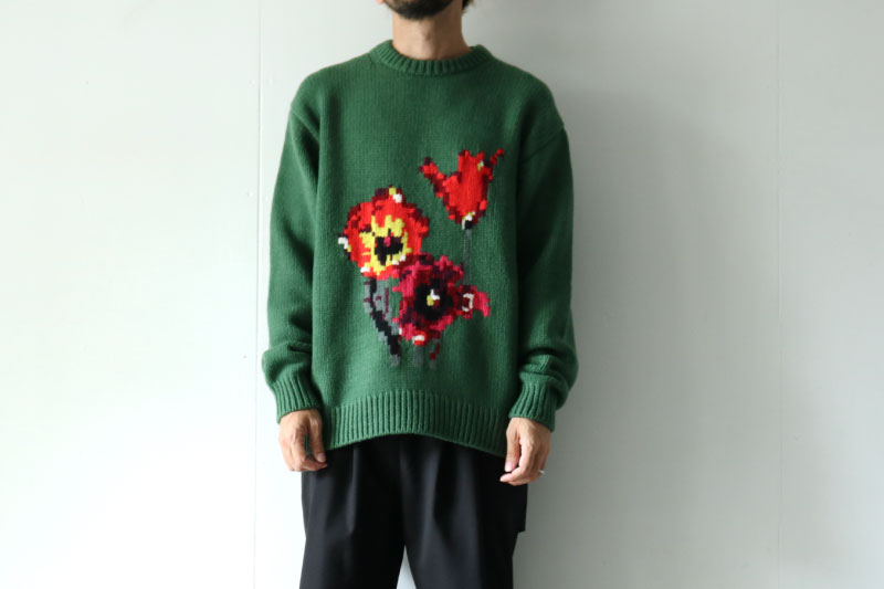 Soe ソーイ インターシャニット Intarsia Knit Flower 1213 10 001 の通販 公式取り扱いセレクトショップ Aluvous 一万円以上送料無料 大阪 中崎町