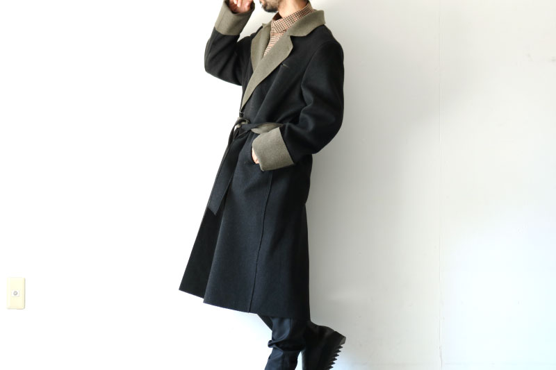 ETHOSENS(エトセンス) /TWO TONE CUTOFF COAT / E220-503（カットオフ 