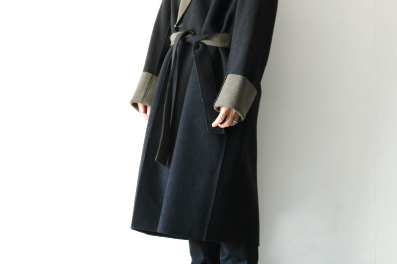 ETHOSENS(エトセンス) /TWO TONE CUTOFF COAT / E220-503（カットオフ 