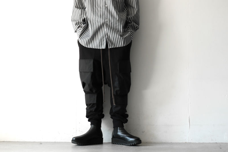 A.F ARTEFACT / ミリタリーサルエルパンツ（KNIT COMBI MILITARY 