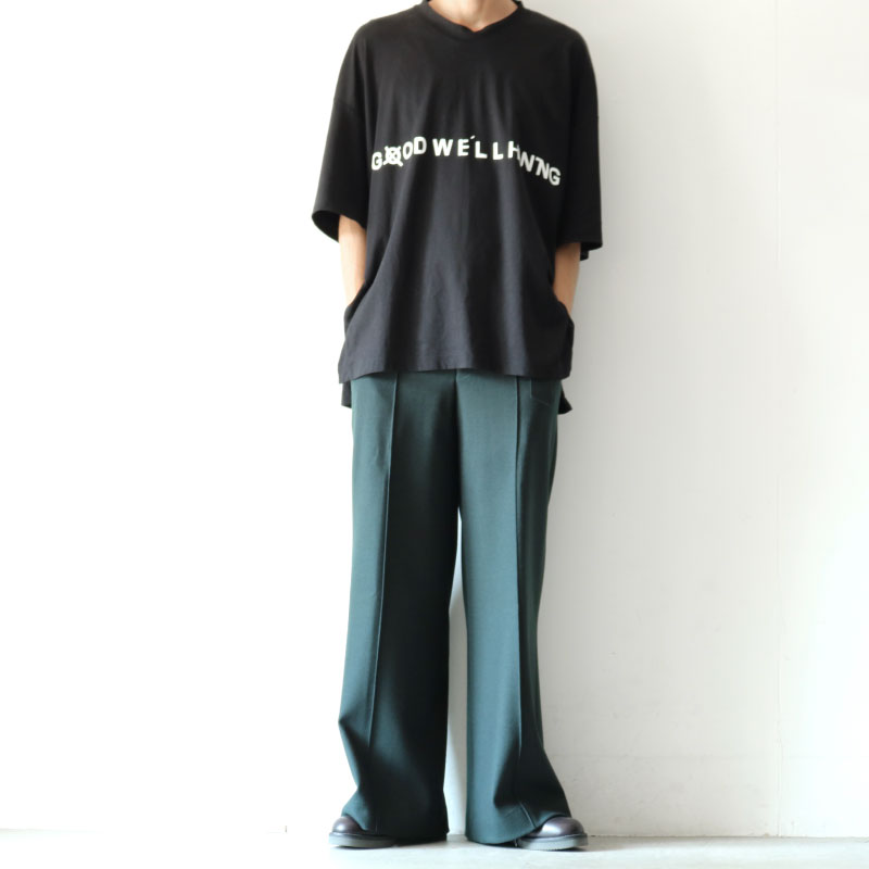 ETHOSENS(エトセンス) /PIN TUCKED WIDE SLACKS / E220-704（ワイド 