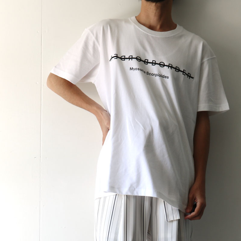 SISE(シセ) エンブロイダリーTシャツ:BORDER FRONT T-SHIRTS[21SS-IS-CS-05]の通販−公式取り扱いセレクトショップ  ALuvous/一万円以上送料無料<大阪,中崎町>