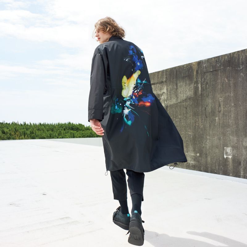 SISE / バックプリントコート [BACKPRINT LONG COAT