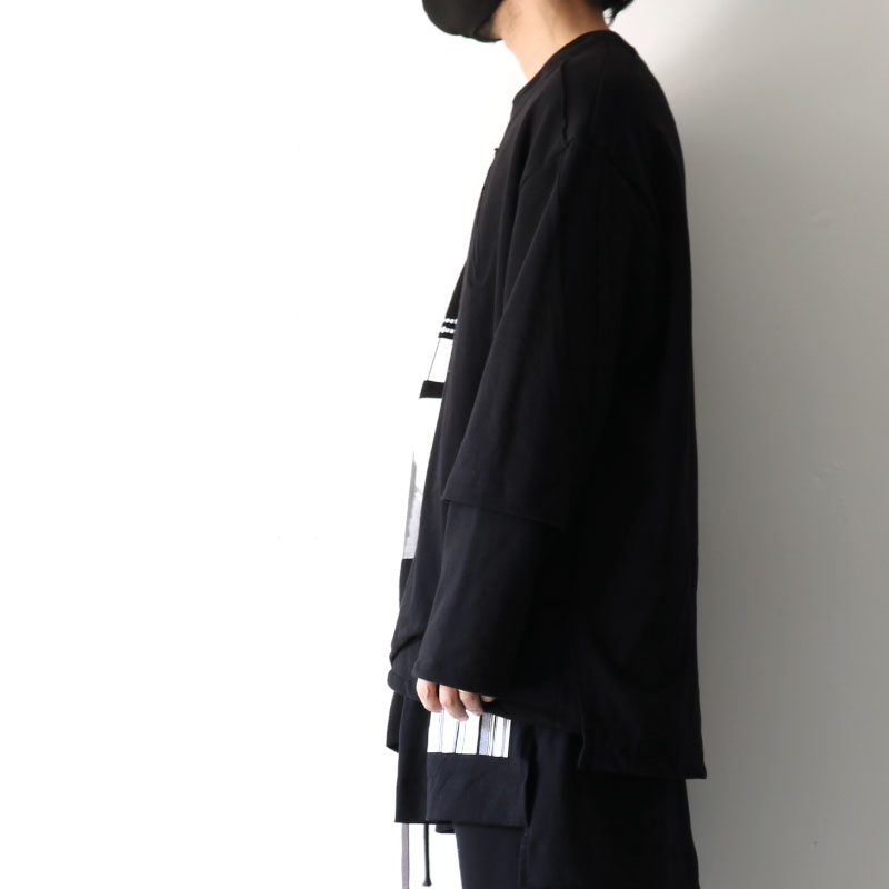 A.F ARTEFACT / レイヤードスウェット（COMBI SWEATER TOP / ag-3005 