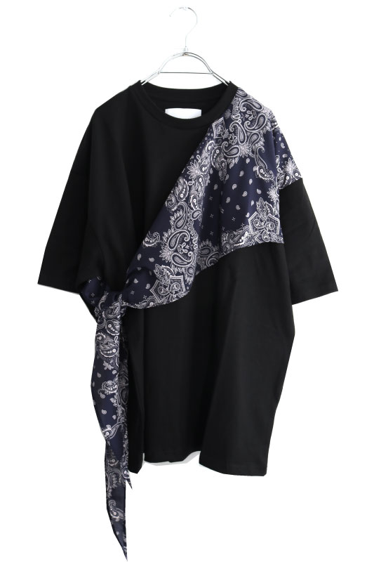 yoshio kubo GROUNDFLOOR(ヨシオクボ) /スカーフTシャツ(SCARF S/S T