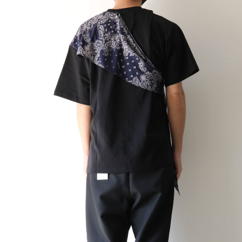 yoshio kubo GROUNDFLOOR(ヨシオクボ) /スカーフTシャツ(SCARF S/S T 