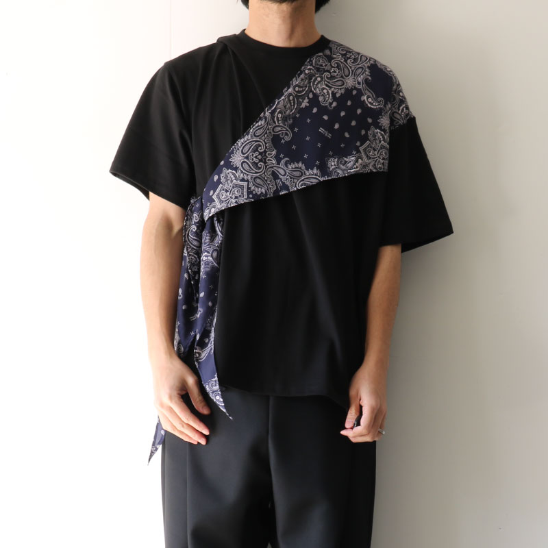 yoshio kubo GROUNDFLOOR(ヨシオクボ) /スカーフTシャツ(SCARF S/S T 