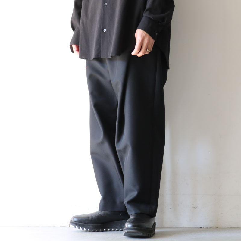 yoshio kubo GROUNDFLOORヨシオクボ /ワイドパンツTWILL WIDE PANTS