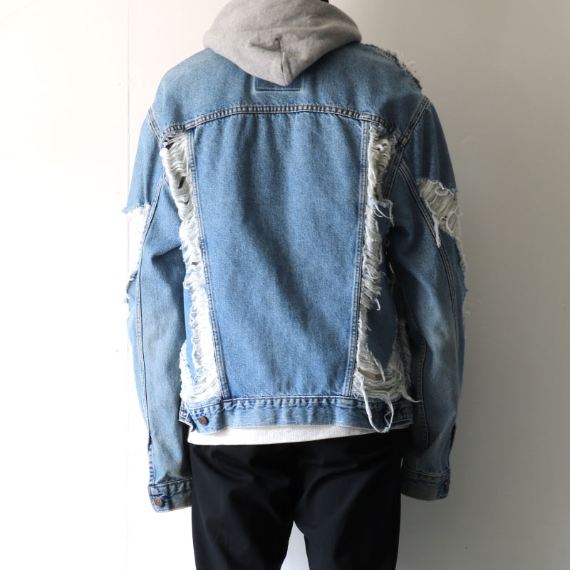 M THING(エムシング) /クラッシュデニムジャケットCRASH DENIM JACKET 