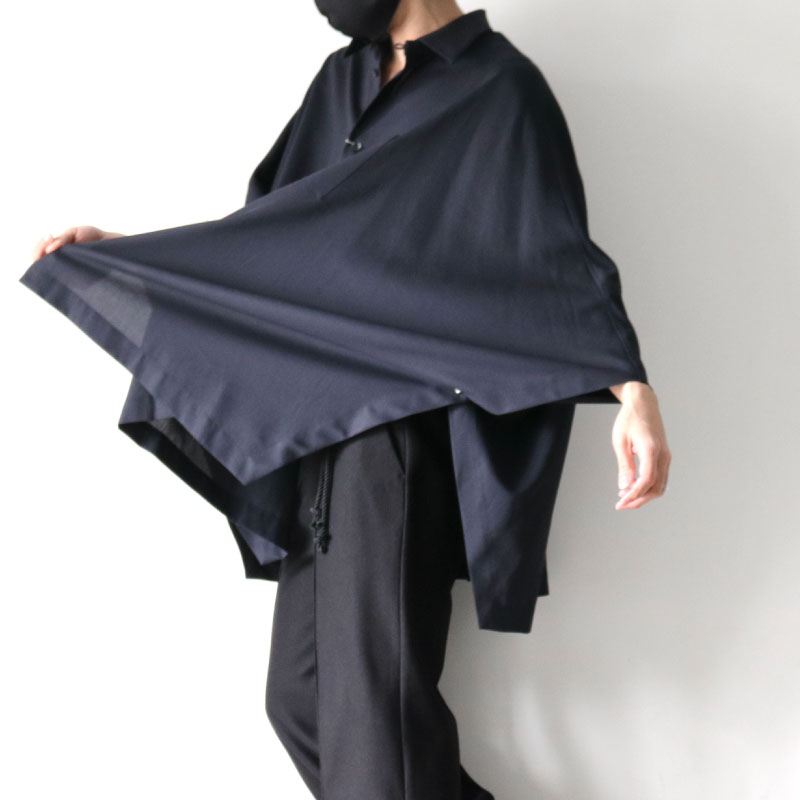 ETHOSENS(エトセンス) /PONCHO SHIRT / E121-601(ポンチョシャツ)の