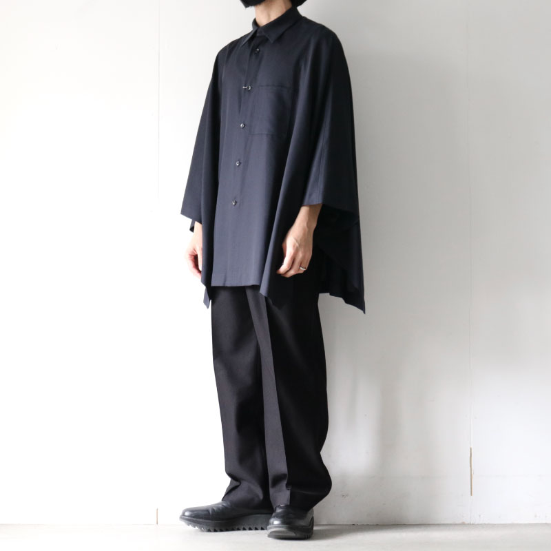 ETHOSENS(エトセンス) /PONCHO SHIRT / E121-601(ポンチョシャツ)の ディスプレイが ポンチョテーラードジャケット エトセンス 45%オフ!ETHOSENS テーラードジャケット