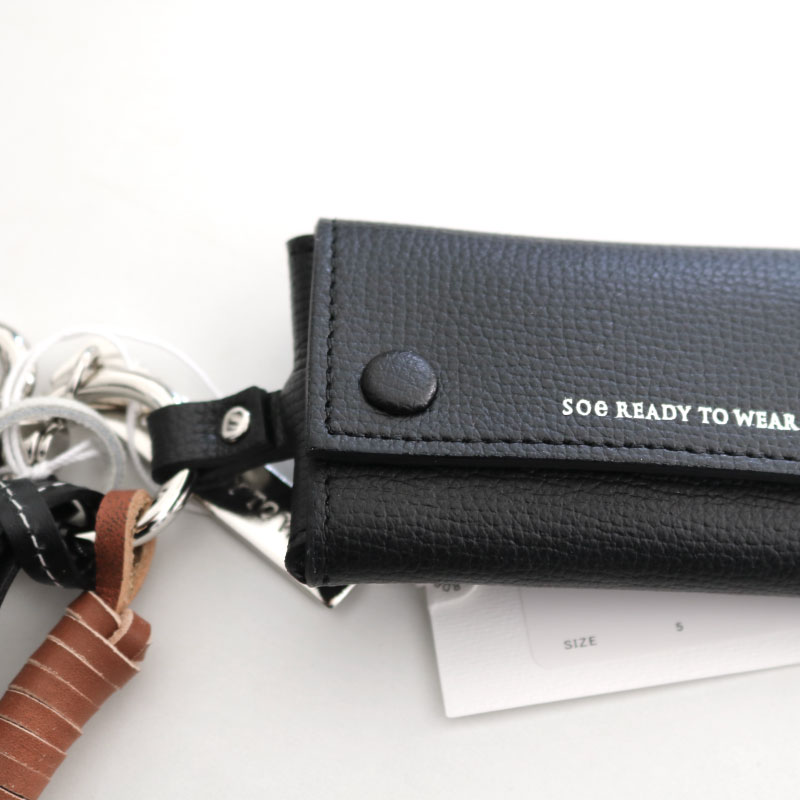 soe(ソーイ) / コンビネーションキーリング<KEY RING WITH LEATHER