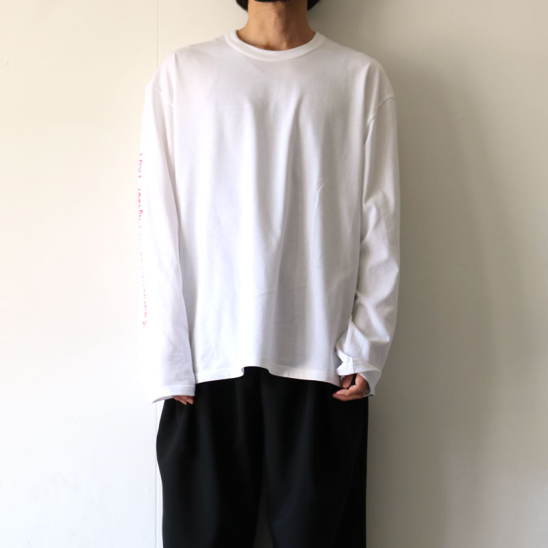 yoshio kubo GROUNDFLOOR(ヨシオクボ) /バックプリントTシャツ(L/S TEE