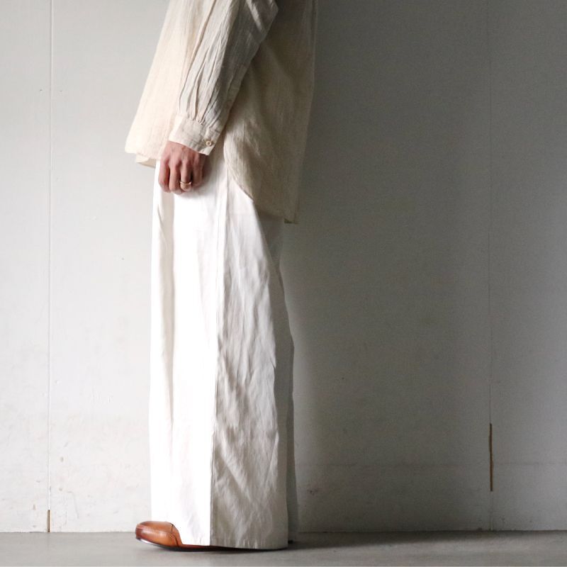suzuki takayuki(スズキタカユキ) / ワイドパンツ(GATHERED PANTS[A213 