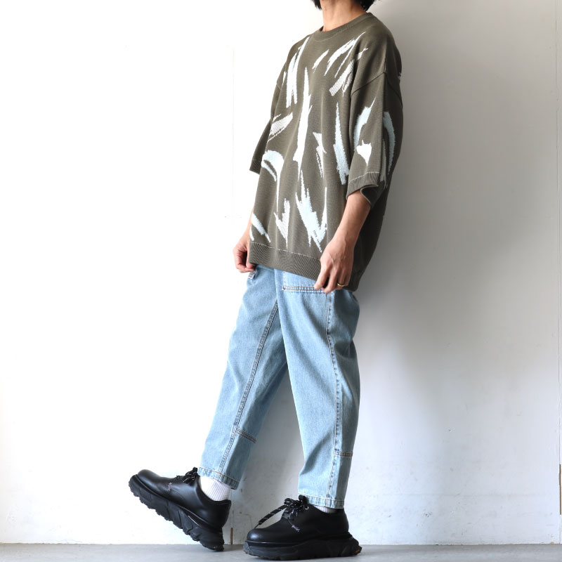 TAUPE[トープ] / ジャカードニット（PAINT PATTERN BOUCLE JACQUARD