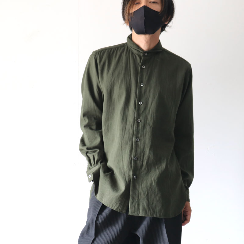 suzuki takayuki 19AWワンピースショールカラーシャツ