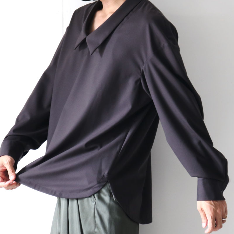 ETHOSENS(エトセンス) / DROP SHIRT/1E221-22(ドロップネックシャツ