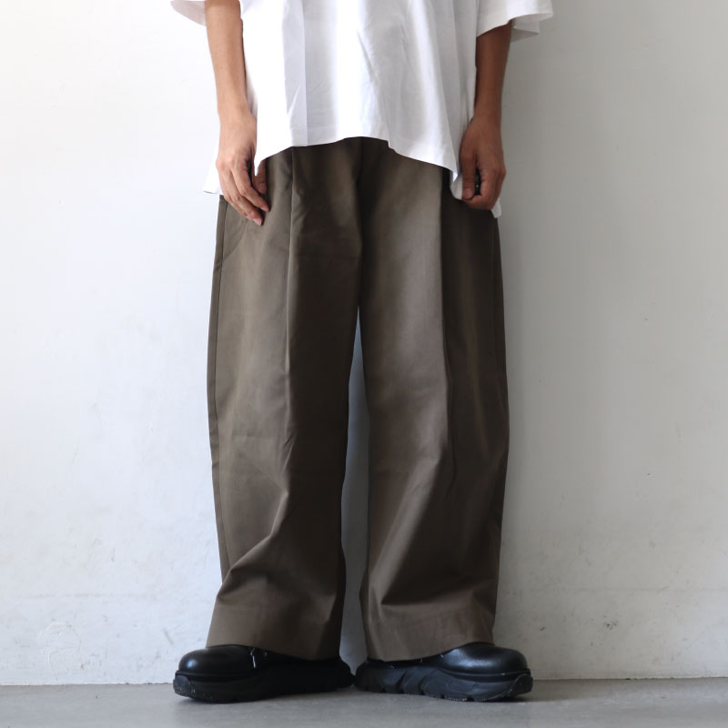 STUDIO NICHOLSON(スタジオニコルソン) / PEACHED COTTON TWILL VOLUME