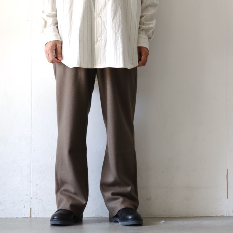 UNDECORATED(アンデコレイテッド)ニットパンツ(S140 WOOL KNIT PANTS 