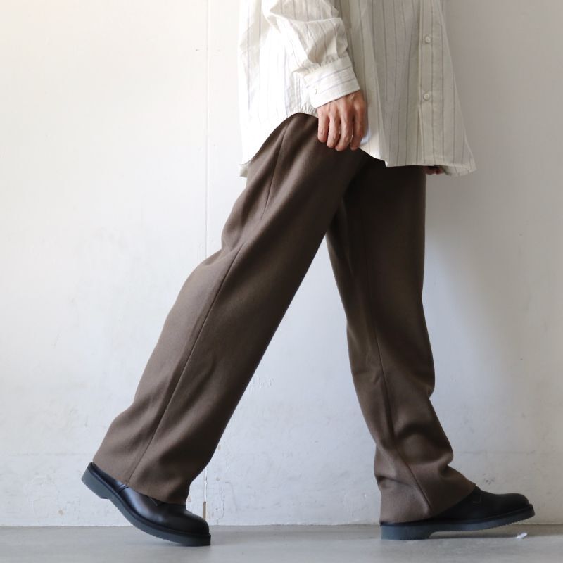 UNDECORATED(アンデコレイテッド)ニットパンツ(S140 WOOL KNIT PANTS