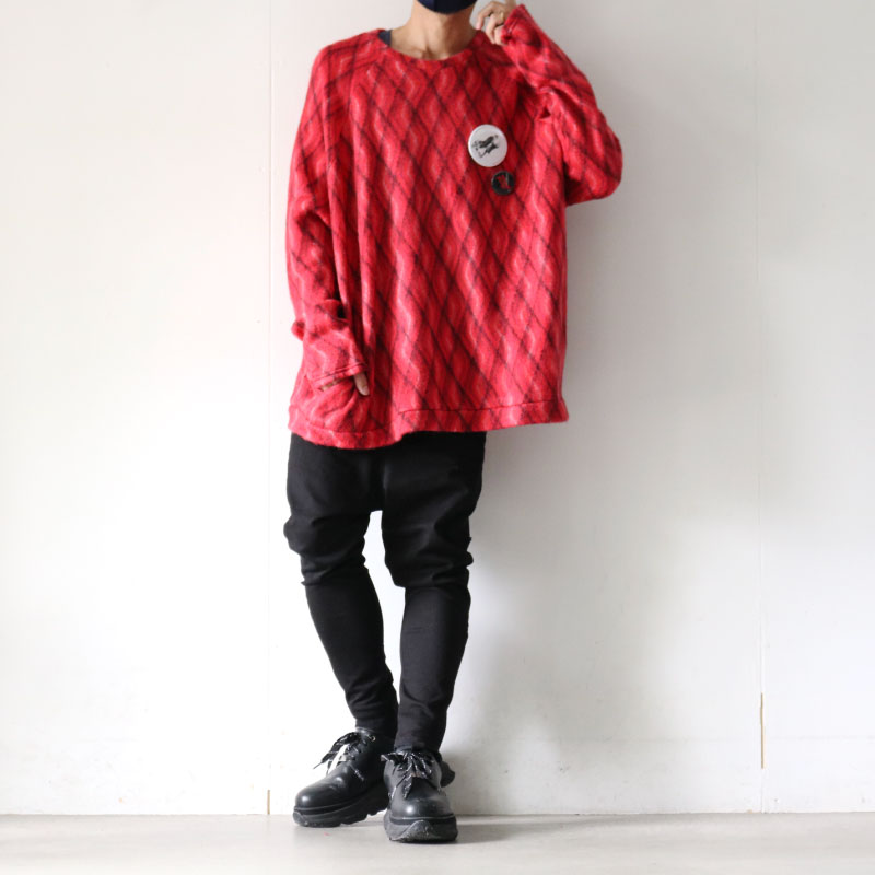 STOF(ストフ) / オーバーサイズプルオーバー(ARGYLE OVERSIZED PULLOVER / SF21AW-19)の通販−公式取り扱いセレクトショップ ALuvous/一万円以上送料無料<大阪,中崎町> STOF(ストフ) / オーバーサイズプルオーバー(ARGYLE OVERSIZED PULLOVER / SF21AW-19)の通販−公式取り扱いセレクトショップ ALuvous/一万円以上送料無料<大阪,中崎町>