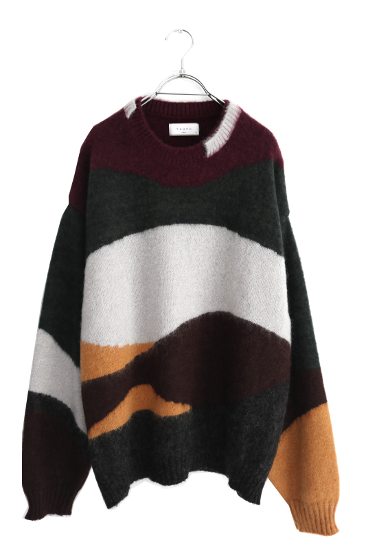 TAUPE[トープ] / モヘアインターシャニット（MOHAIR INTARSIA CREWNECK ...