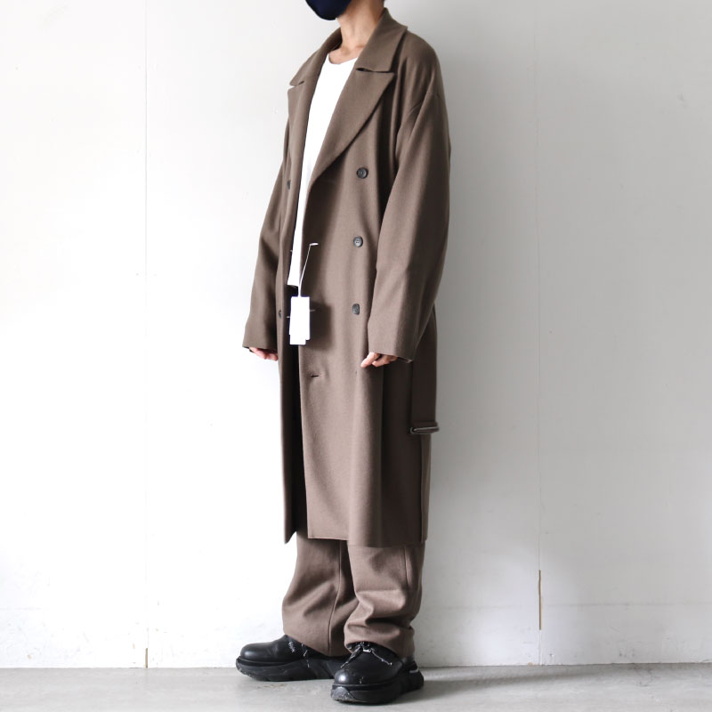 UNDECORATED(アンデコレイテッド)ニットコート(S140 WOOL KNIT COAT 