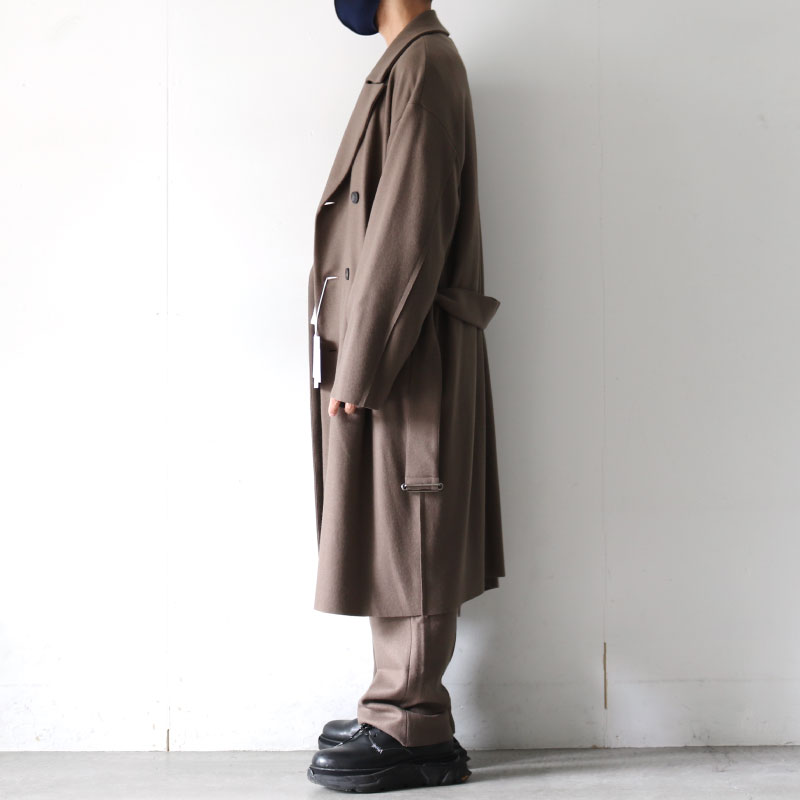 UNDECORATED(アンデコレイテッド)ニットコート(S140 WOOL KNIT COAT 