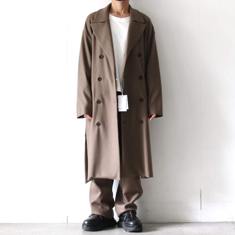 UNDECORATED(アンデコレイテッド)ニットコート(S140 WOOL KNIT COAT 
